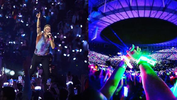 Coldplay utiliza estas pulseras luminosas desde 2012. | Composición: Coldplay / Xylobands