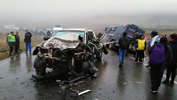 El accidente ocurrió esta mañana.