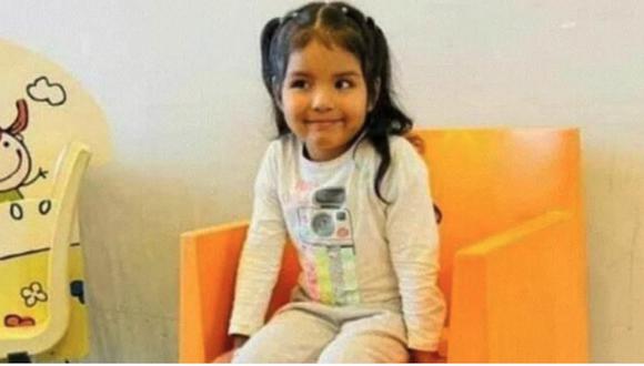 Cataleya Álvarez, de cinco años, una niña que fue reportada como desaparecida en Florencia, Italia, el 11 de junio de 2023. (Foto de Il Corriere della Città)