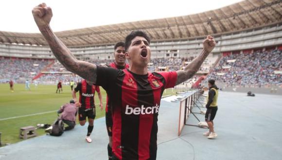 Luis Iberico anotó tres goles a Sporting Cristal en semifinales de Liga 1. (Foto: Jesús Saucedo / GEC)