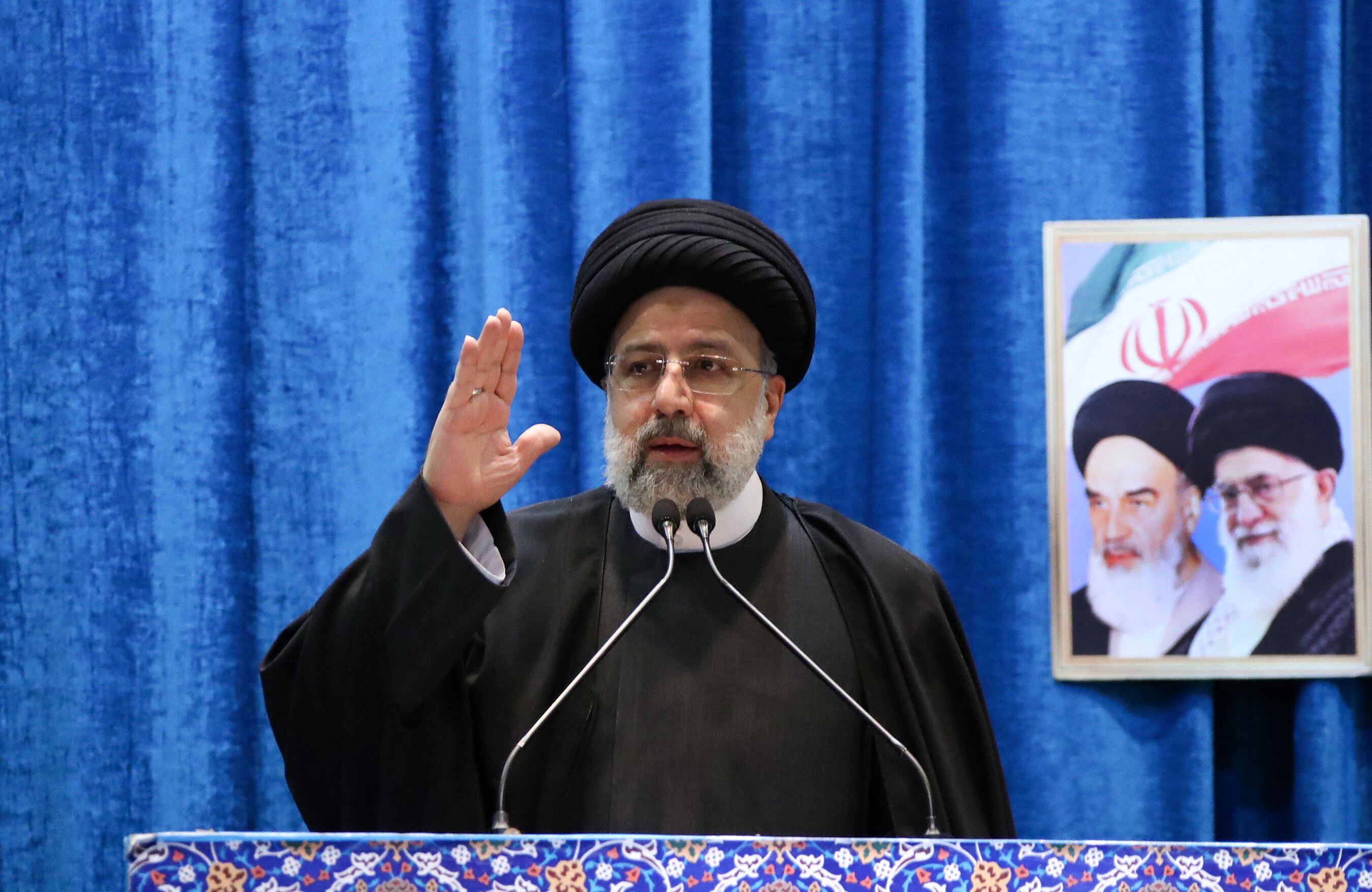 El presidente iraní Ebrahim Raisi. (AFP).