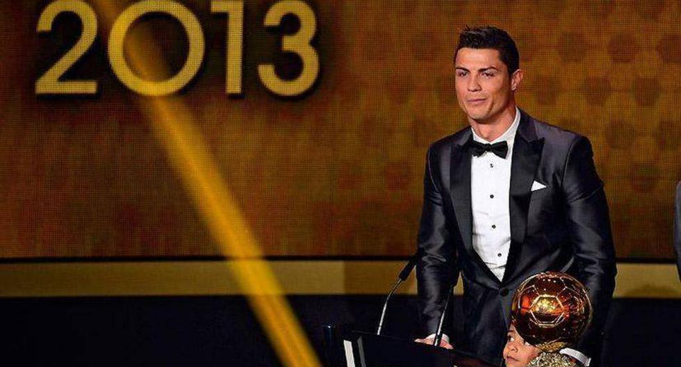 Cristiano Ronaldo ganó el Balón de Oro 2013. (Foto: Realmadrid.com)