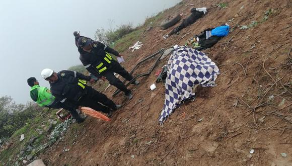 El accidente ocurrió el martes pasado. Las víctimas mortales fueron identificadas como Anthony Cano Rafael y Juan Ramos Paredes. (Foto referencial: Johnny Aurazo)