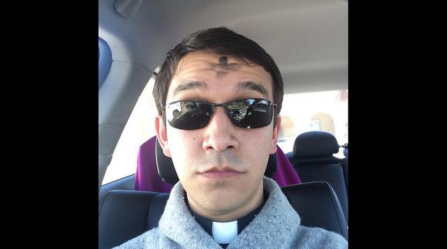 Instagram: sacerdotes publican selfies por Miércoles de Ceniza - 11