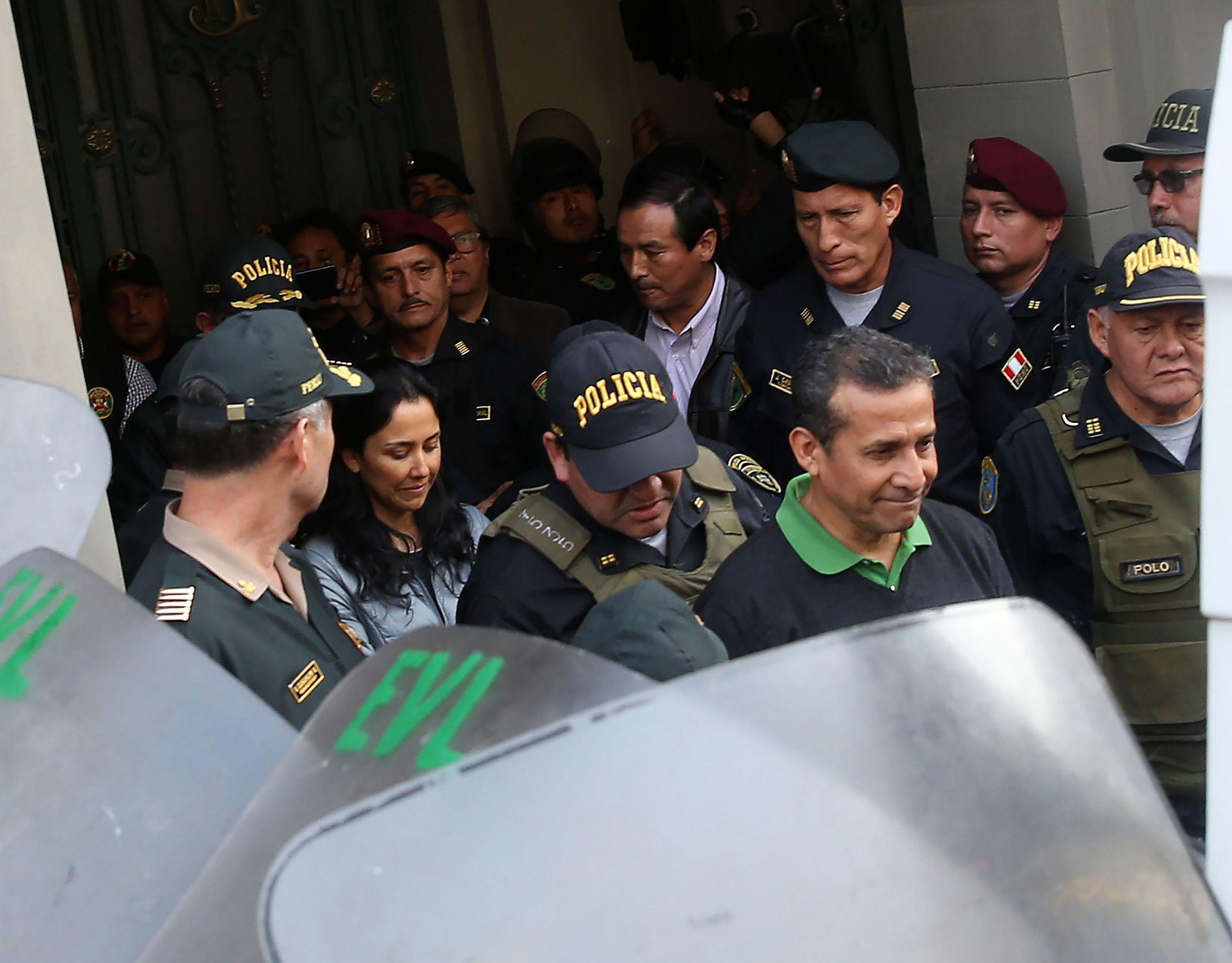 El ex presidente Ollanta Humala y su esposa, la ex primera dama Nadine Heredia, cumplen una orden de prisión preventiva por el Caso Odebrecht. (Foto: EFE)