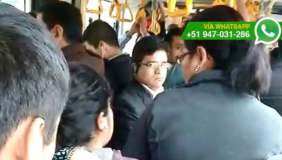 WhatsApp: se pelean por asiento en el Metropolitano (VIDEO)