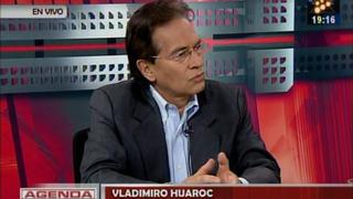 Vladimiro Huaroc: "Yo no he dejado mis ideas"