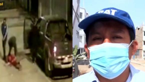 Alcalde del distrito de Mariatana fue víctima de la delincuencia al llegar a Lima por Semana Santa debido a que delincuentes le robaron su camioneta en Los Olivos. (Captura: Latina)