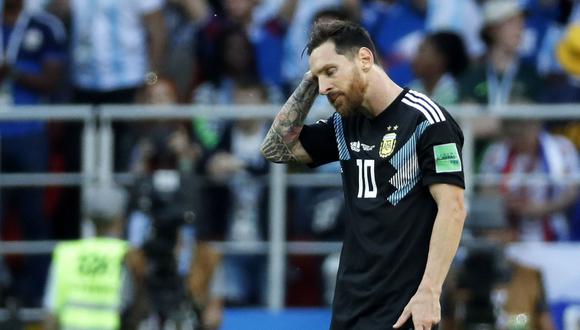 Lionel Messi falló un penal en el empate entre Argentina e Islandia. (Foto: EFE)