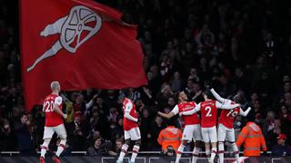 Arsenal, con doblete de Aubameyang, venció por 3-2 al Everton de Carlo Ancelotti