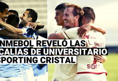 Conmebol reveló dónde jugarán Universitario y Sporting Cristal ante rivales brasileños por Copa Libertadores