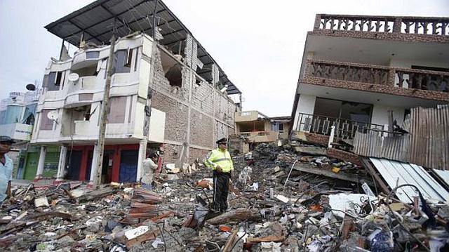 Terremoto en Ecuador: políticos de Perú expresan su solidaridad