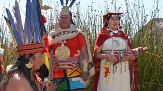 Puno: realizan tradicional representación de mito de Manco Cápac y Mama Ocllo