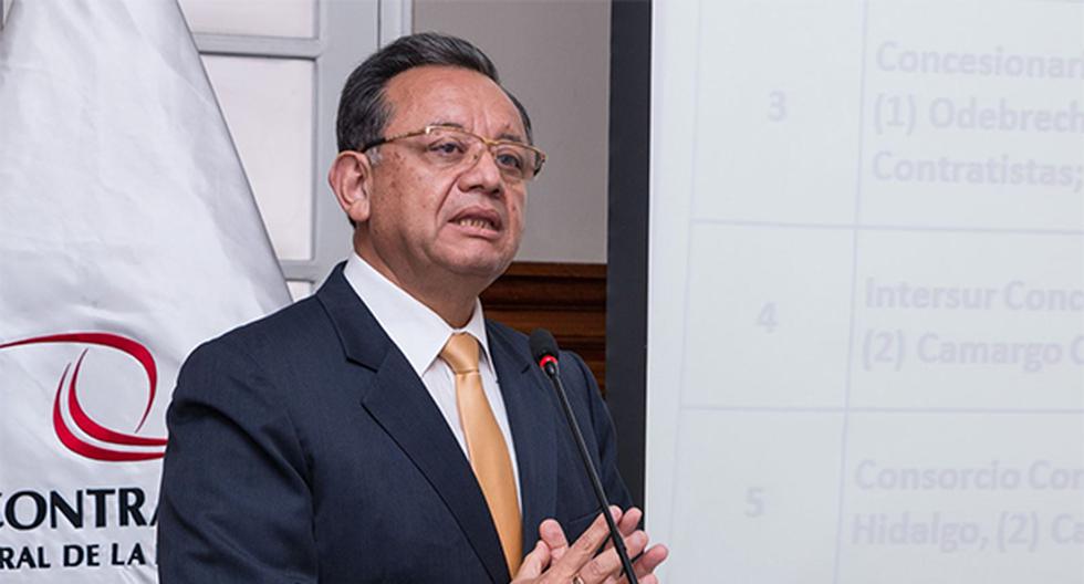 El contralor Edgar Alarcón habría obtenido su título profesional de contador de manera fraudulenta, según concluyó una comisión especial de la UNSA. (Foto: Agencia Andina)