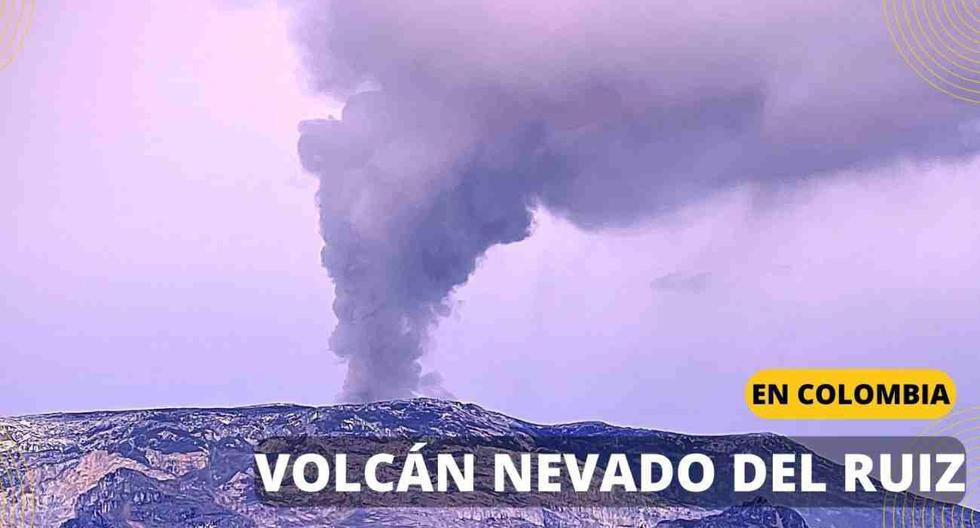 Volcán Nevado del Ruiz, hoy EN VIVO: sismos en Colombia, reportes del SGC, municipios afectados, cuándo hará erupción y más. FOTO: Diseño EC