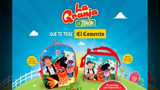 El Comercio lanza promoción imperdible para mochilas y loncheras de “La Granja de Zenón”