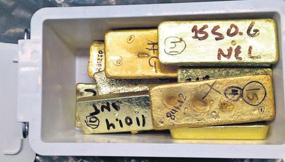 Agentes de Aduanas de Sunat intervinieron, el 4 de diciembre, parte de los 508 kg. de oro de origen il&iacute;cito.