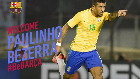 Paulinho llegó a un acuerdo con la dirigencia del Barcelona para estampar su rúbrica por los próximos cuatro años. ¿Fue un buen acierto su fichaje? (Foto: FC Barcelona)