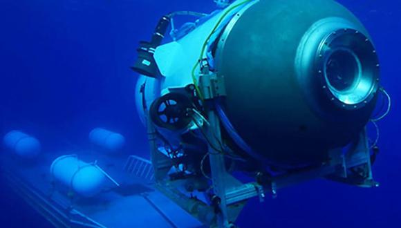 En el sumergible Titán de Ocean Gate, los exploradores podían adentrarse a casi 4 mil metros bajo el nivel del mar para descubrir los restos del Titanic (Foto: AFP / Ocean Gate)