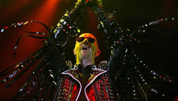Rob Halford  en show de Judas Priest en 2004. (Foto: AFP)