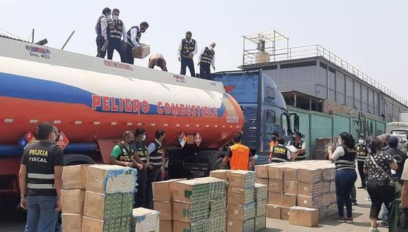 La intervención a dos camiones procedentes de la región Puno fue como parte del operativo “Chanka”, que busca combatir los delitos aduaneros. (Foto: Referencial/GEC)