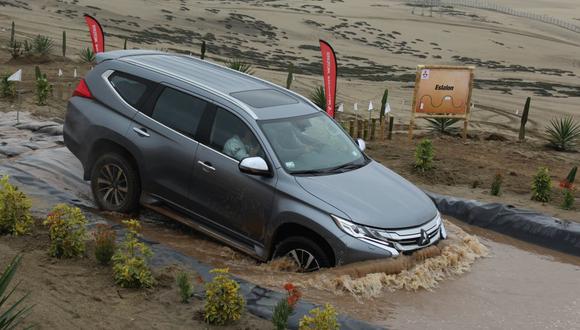 Mitsubishi Montero tiene una capadidad de vadeo de 70 cm