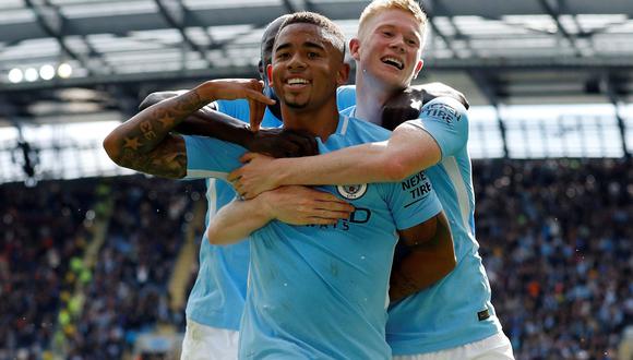 Manchester City goleó 5-0 al Liverpool con doblete de Gabriel Jesus. (Foto: Agencias)