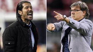 Simeone vs. Martino: el choque de dos estilos dominantes