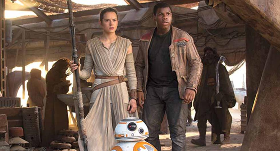 Daisy Ridley es Rey y John Boyega es Finn en 'Star Wars' (Foto: Lucasfilm)