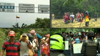 Venezolanos desafían cerco fronterizo con Colombia pese a restricciones por expansión del coronavirus | VIDEO