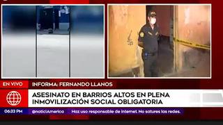 Barrios Altos: joven es asesinado a balazos en plena cuarentena por COVID-19