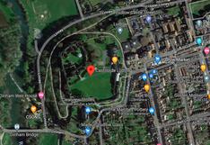 Google Maps capta a una extraña criatura en un castillo de Reino Unido