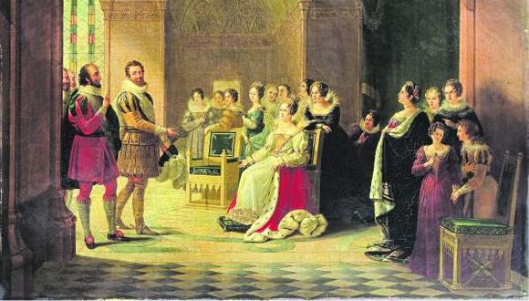 Enrique IV de Castilla frente a Catalina de Médici. Se sabe que el monarca la admiraba por sacar adelante a su familia y al reino.(Getty)
