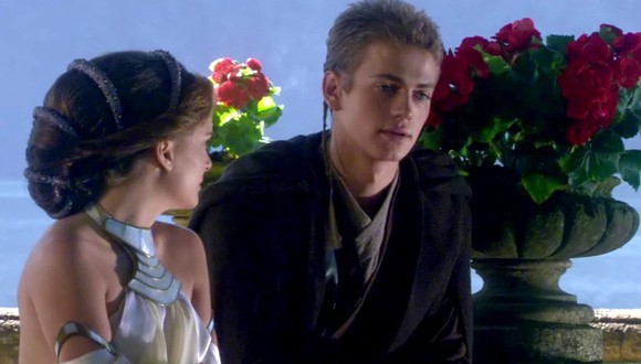 ¿Alguna vez te preguntaste cómo Anakin Skywalker hizo que Padmé se enamorara de él después de pronunciar un diálogo tan cursi? (Foto: Instagram)