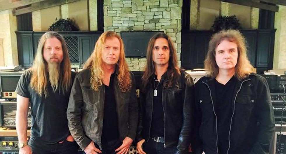 Esta es la nueva formación de Megadeth. (Foto: Facebook Oficial)