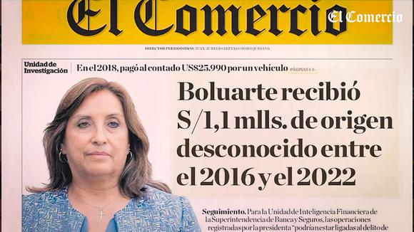 Dina Boluarte retiró S/1,8 millones de sus cuentas bancarias entre el 2016 y 2022, según la UIF #VideosEC #UI