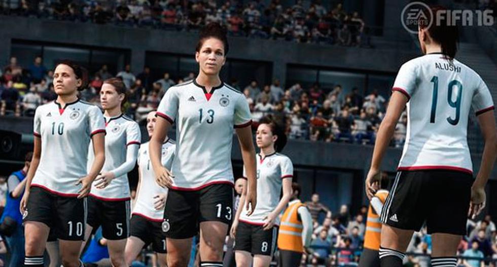 FIFA 16 contará por primera vez con selecciones femeninas de fútbol. (Foto: Difusión)