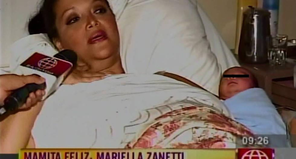 Mariella Zanetti se convirtió en madre por segunda vez y dijo que fue \"bendecida\" nuevamente. (Foto: Captura América TV)