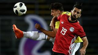 Colombia y Egipto empataron sin goles en Bérgamo a dos semanas del Mundial