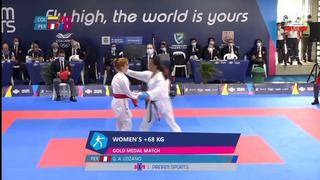 Gianella Lozano consiguió la medalla de oro en Karate en los Juegos Panamericanos Junior Cali 2021