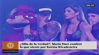 ¿Korina se molestó con Mario Hart por infidencia en vivo?