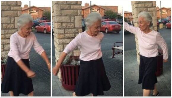 En Facebook se publicó un video en el que una abuelita deleita con este tradicional baile en los Estados Unidos. El video se hizo viral en minutos. (Foto: captutra)