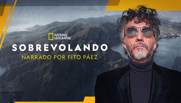 Fito Páez pone la voz a “Sobrevolando”, la nueva producción de Nat Geo que estrena este 16 de febrero. (Foto: National Geographic)