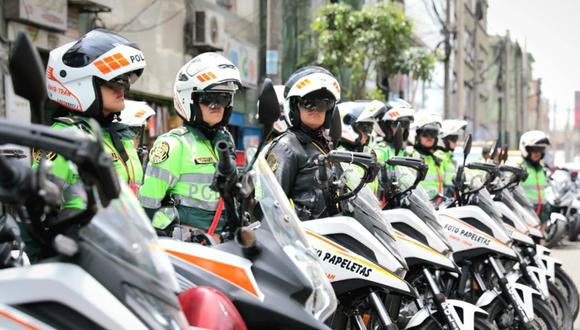 A partir de este viernes, 8 de septiembre, 300 agentes policiales brindarán seguridad en el emporio comercial de Gamarra, ubicado en La Victoria | Foto: Policía Nacional del Perú