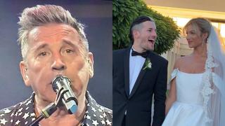 Ricardo Montaner cantó en la boda de su hijo Ricky y esta fue la reacción de Stefania Roitman