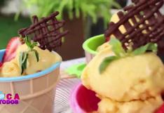 Tres minutos de dulzura: aprenda a preparar helado de mango 