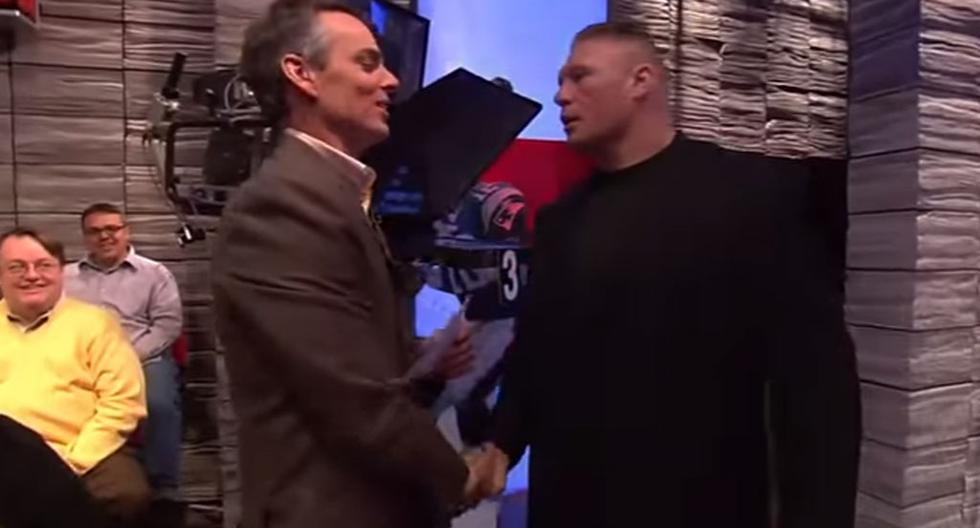 Brock Lesnar asustó a periodista de ESPN fuera de cámaras | Foto: Captura