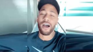Neymar canta para distenderse a un día de la final de la Champions League | VIDEO