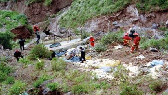 Andahuaylas: poblador falleció tras caer a abismo de 30 metros