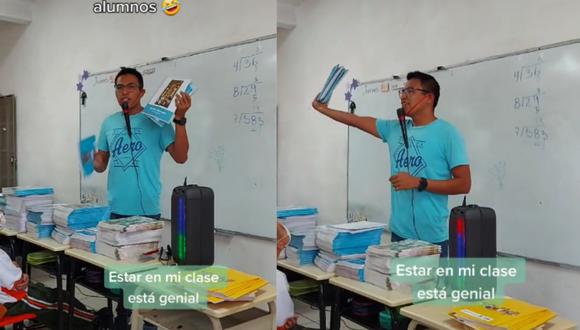 Video viral | profesor entrega libros a sus alumnos al mismo estilo de vendedores  ambulantes | TikTok | México | nnda nnrt | VIRALES | MAG.